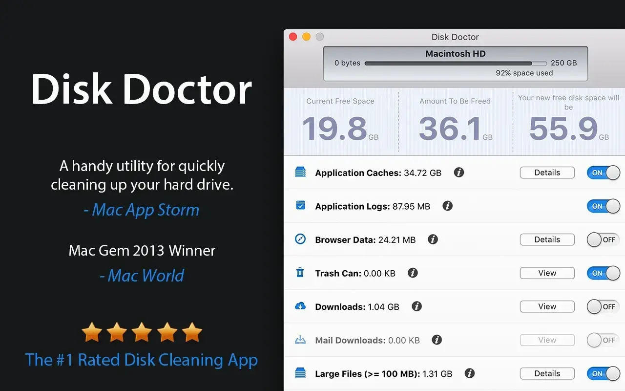 Disk Doctor: System Cleaner screenshot 1